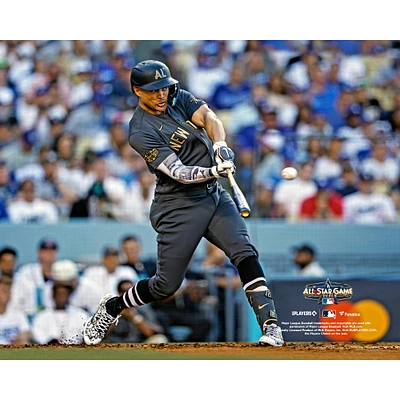 Giancarlo Stanton New York Yankees Unsigned Hits a Two-Run Home Run the 2022 MLB All-Star Game Photograph