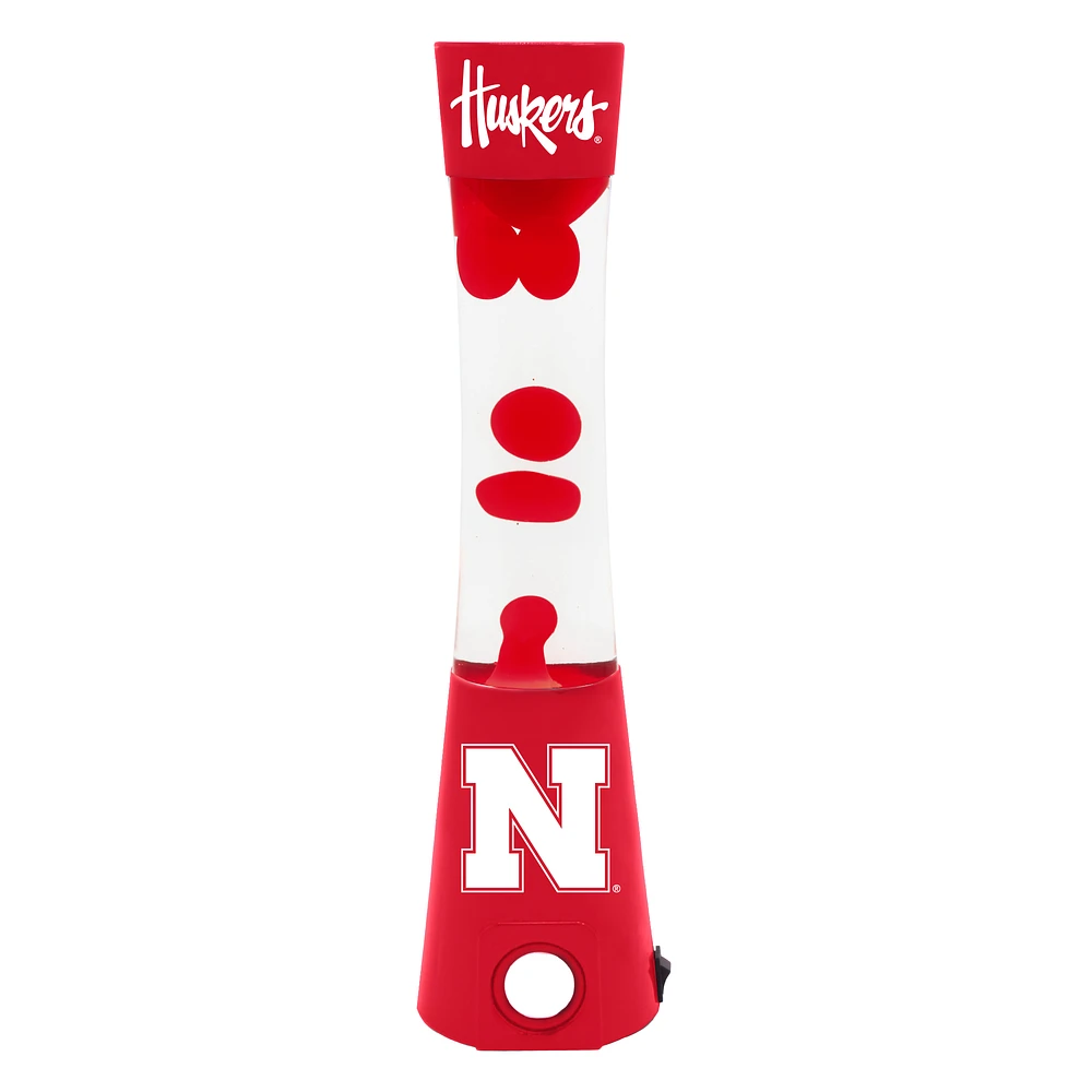 Nebraska Huskers Bluetooth Speaker Magma Lamp