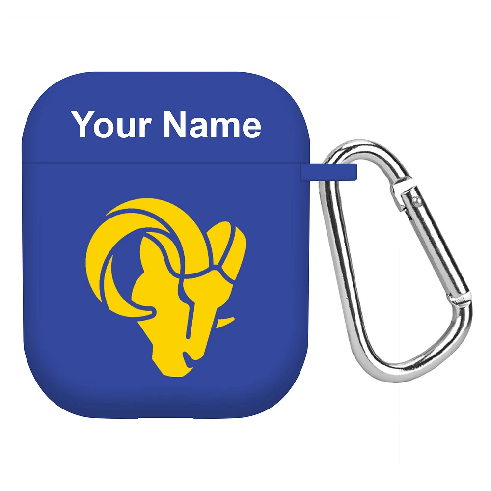 Royal Los Angeles Rams Personalized AirPods Case Cover