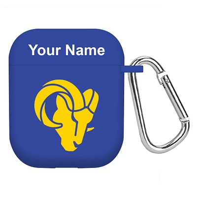 Royal Los Angeles Rams Personalized AirPods Case Cover