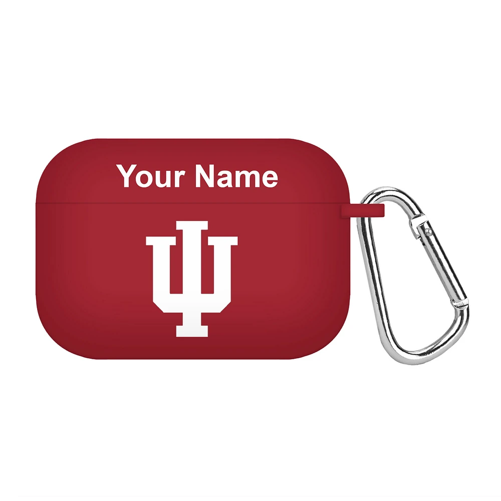 Crimson Indiana Hoosiers Personalized AirPods Pro Case Cover