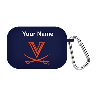 Navy Virginia Cavaliers Personalized AirPods Pro Case Cover