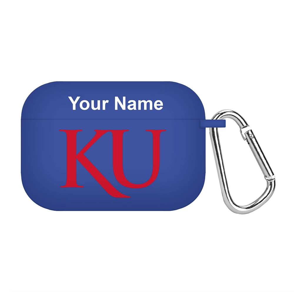 Royal Kansas Jayhawks Personalized AirPods Pro Case Cover