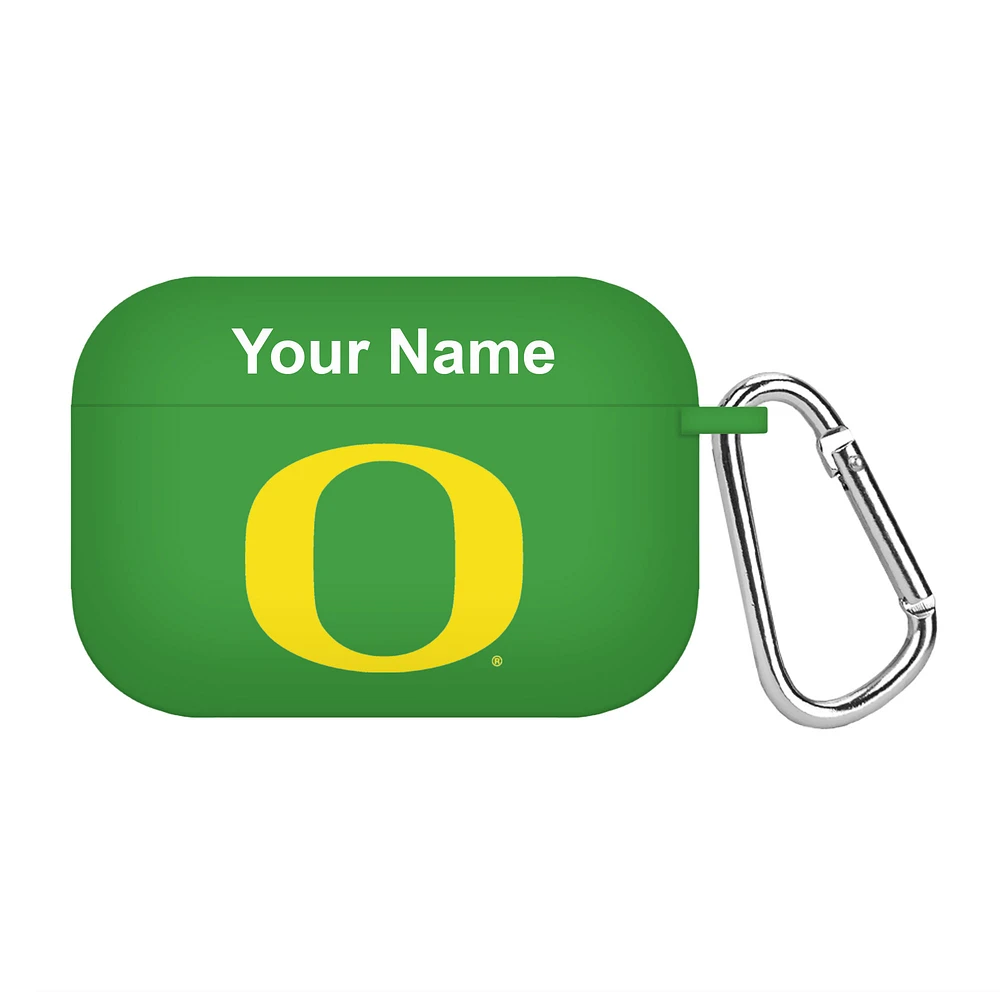 Forest Green Oregon Ducks Personalized AirPods Pro Case Cover