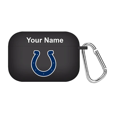 Black Indianapolis Colts Personalized AirPods Pro Case Cover