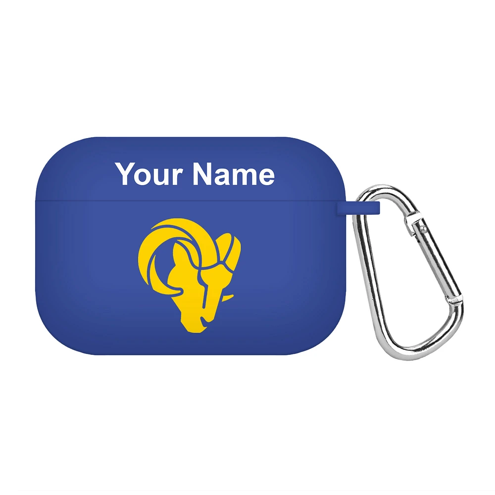 Royal Los Angeles Rams Personalized AirPods Pro Case Cover