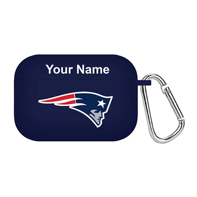 Navy New England Patriots Personalized AirPods Pro Case Cover
