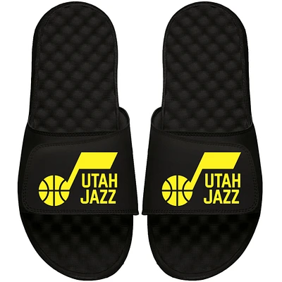 Youth ISlide Black Utah Jazz Combo Slide Sandal