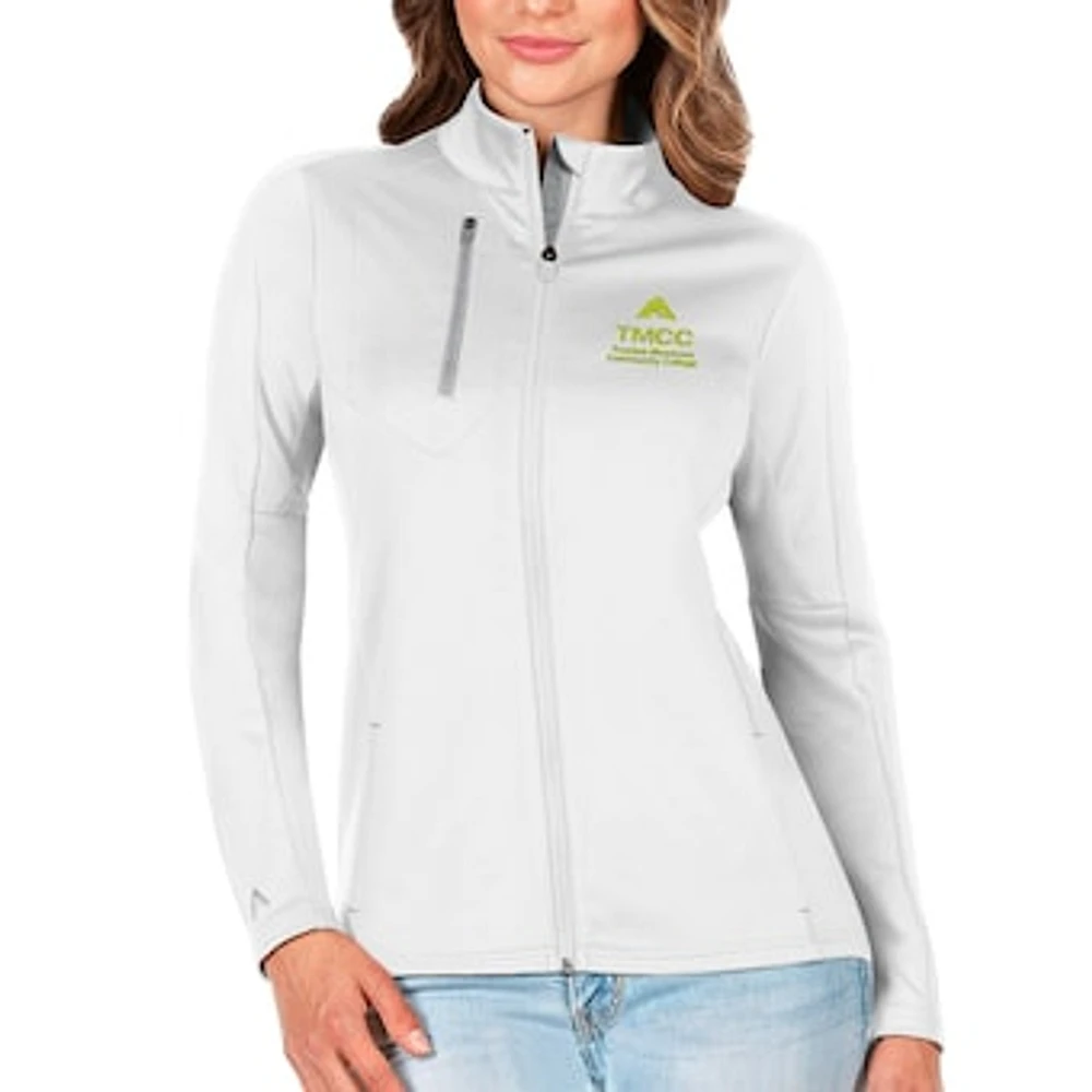 Women's Antigua White Truckee Meadows Community College Generation Full-Zip Jacket