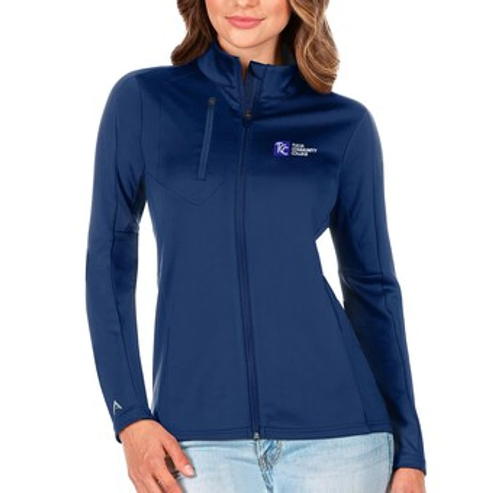 Women's Antigua Royal Tulsa Community College Generation Full-Zip Jacket