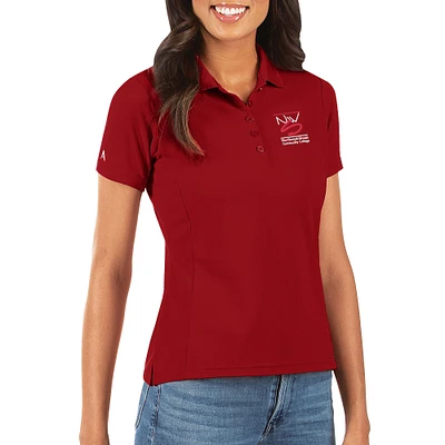 Women's Antigua Red Northwest-Shoals Community College Legacy Pique Polo