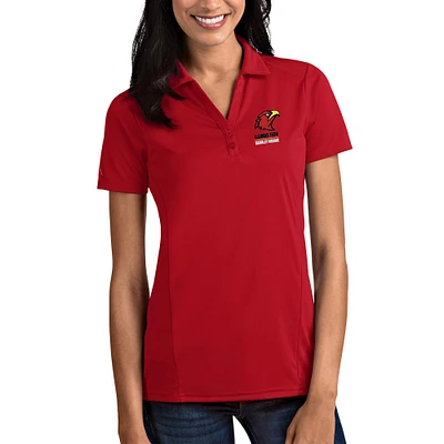 Women's Antigua Red Illinois Tech Scarlet Hawks Tribute Polo