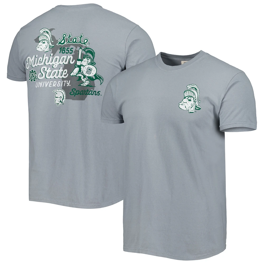 Men's Graphite Michigan State Spartans Vault Comfort T-Shirt