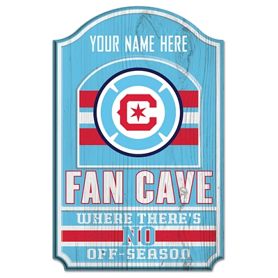 WinCraft Chicago Fire Personalized 11'' x 17'' Wood Sign