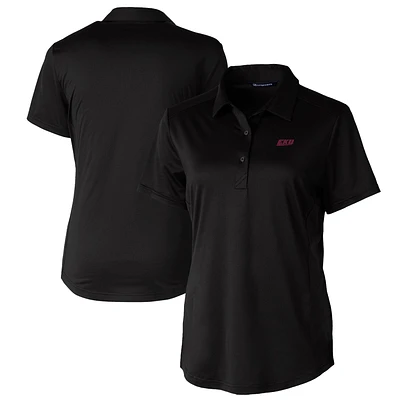 Women's Cutter & Buck Black Eastern Kentucky Colonels Prospect Textured Stretch Polo