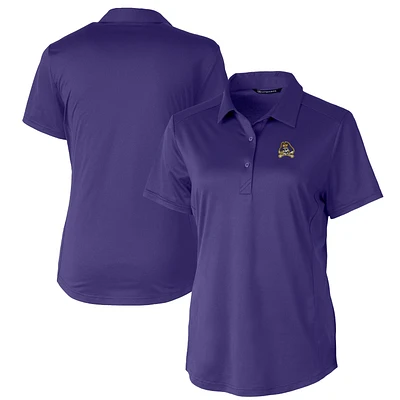 Women's Cutter & Buck Purple ECU Pirates Prospect Textured Stretch Polo