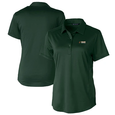 Women's Cutter & Buck Hunter Green Florida A&M Rattlers Prospect Textured Stretch Polo