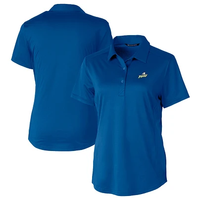 Women's Cutter & Buck Royal Florida Gulf Coast Eagles Prospect Textured Stretch Polo