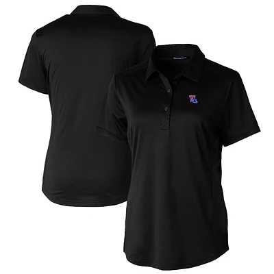 Women's Cutter & Buck Louisiana Tech Bulldogs Prospect Textured Stretch Polo