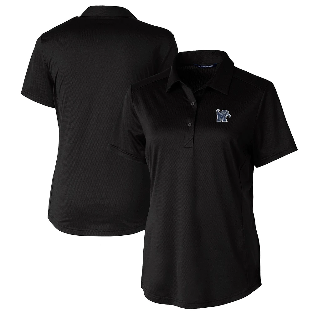 Women's Cutter & Buck Memphis Tigers Prospect Textured Stretch Polo