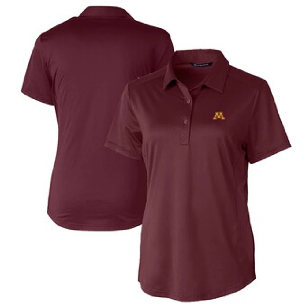 Women's Cutter & Buck Minnesota Golden Gophers Prospect Textured Stretch Polo