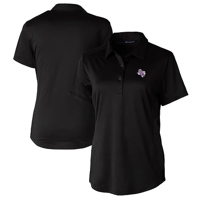 Women's Cutter & Buck Black Stephen F Austin Lumberjacks Prospect Textured Stretch Polo