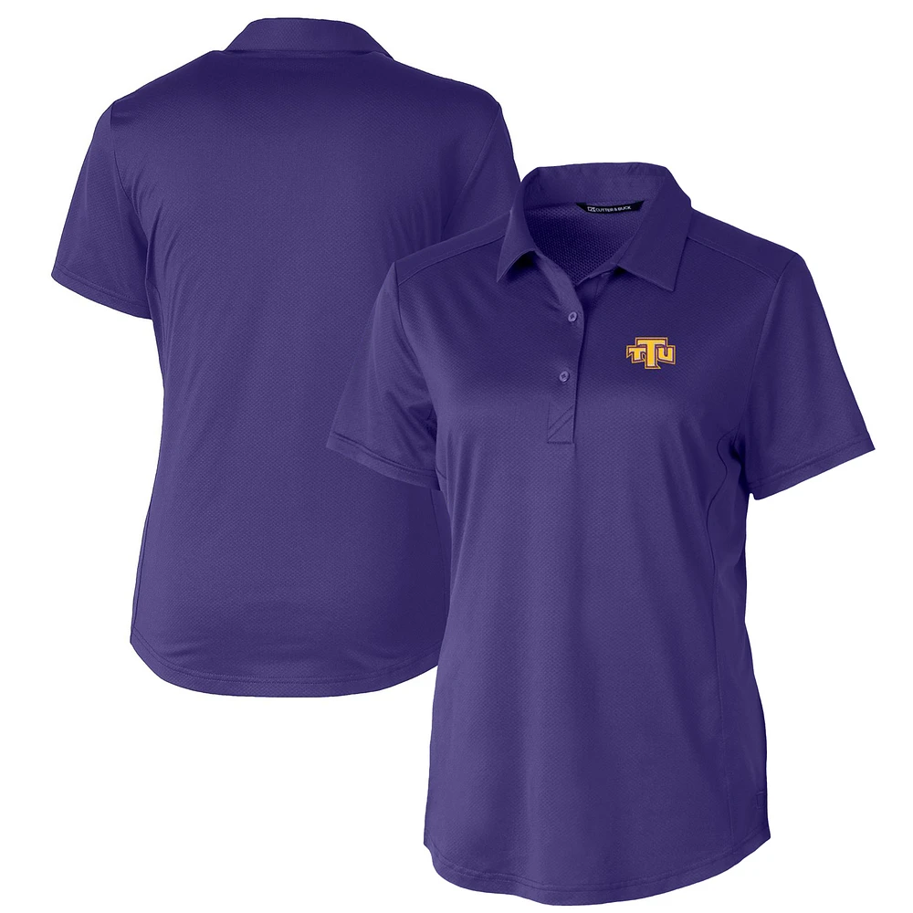 Women's Cutter & Buck Purple Tennessee Tech Golden Eagles Prospect Textured Stretch Polo