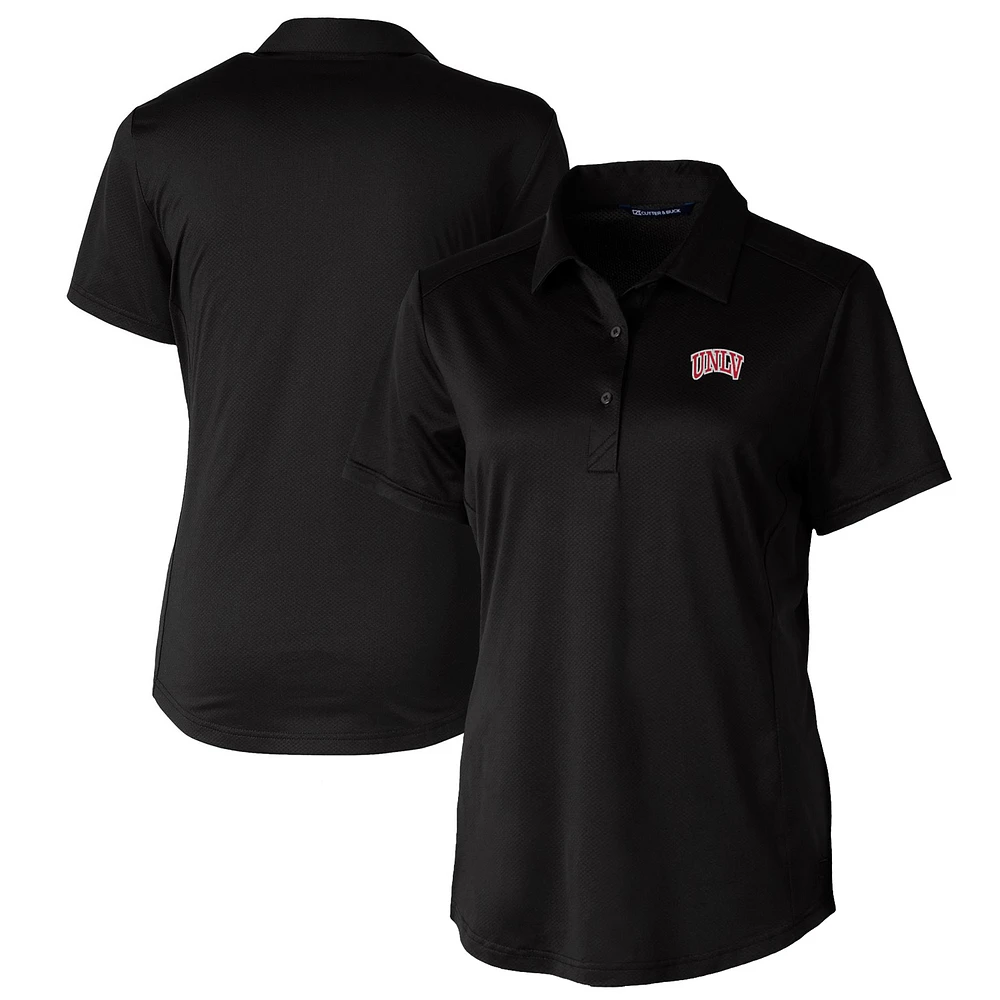 Women's Cutter & Buck UNLV Rebels Prospect Textured Stretch Polo