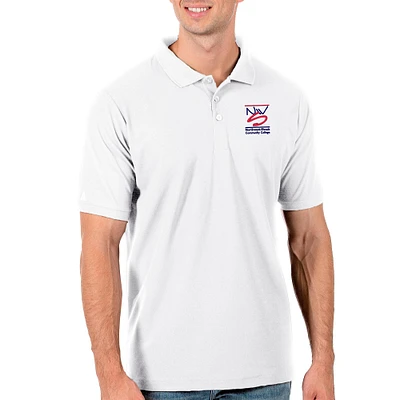 Men's Antigua White Northwest-Shoals Community College Legacy Pique Polo