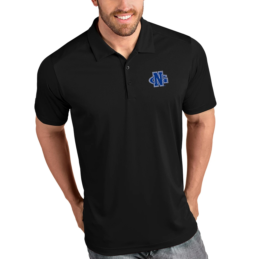 Men's Antigua Black North Georgia Nighthawks Tribute Polo