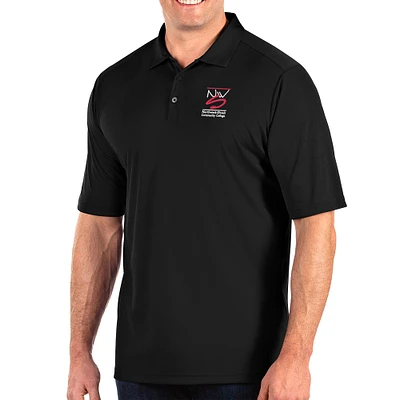 Men's Antigua Black Northwest-Shoals Community College Big & Tall Tribute Polo