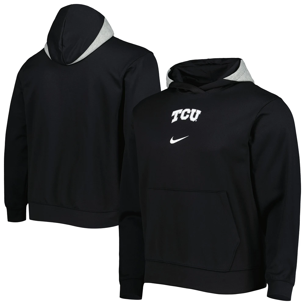 Men's Nike Black TCU Horned Frogs Spotlight Performance Pullover Hoodie