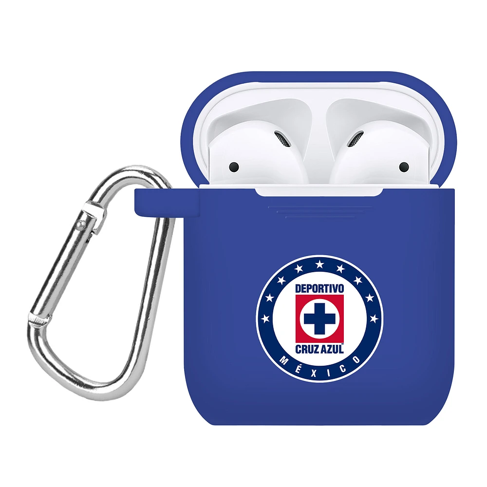 Blue Cruz Azul Silicone AirPods Case Cover