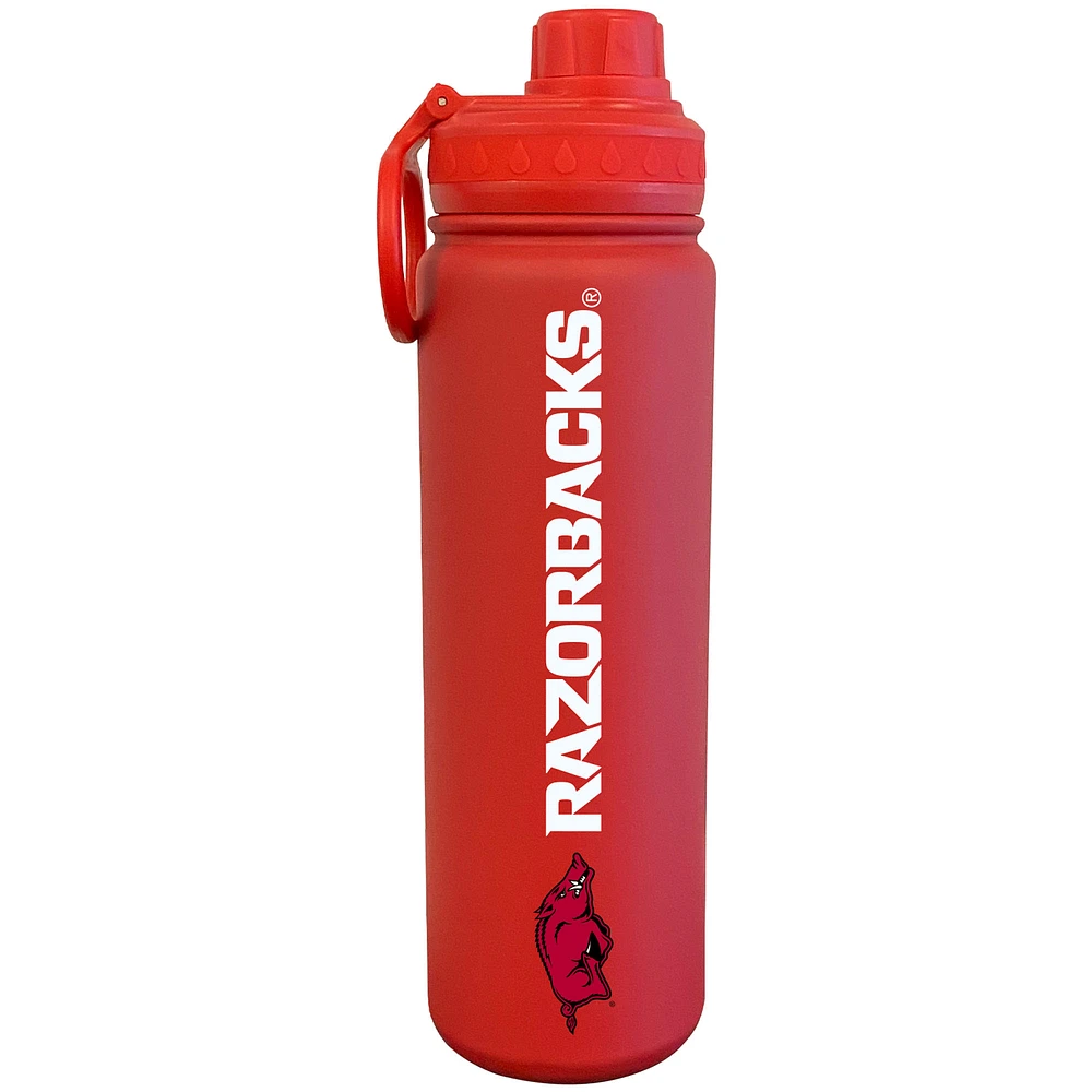 Cardinal Arkansas Razorbacks 24oz. Logo Stainless Sport Bottle