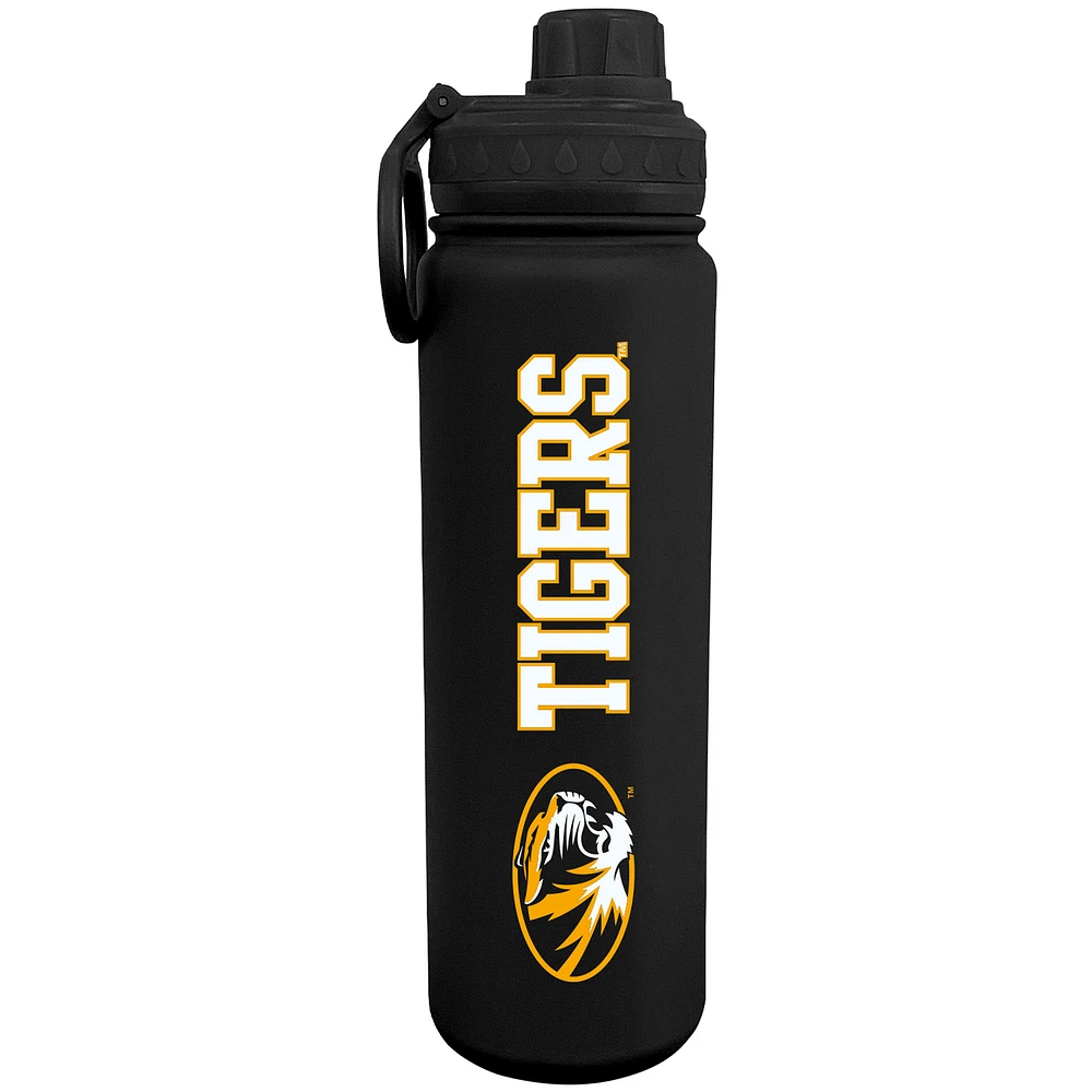 Black Missouri Tigers 24oz. Logo Stainless Sport Bottle