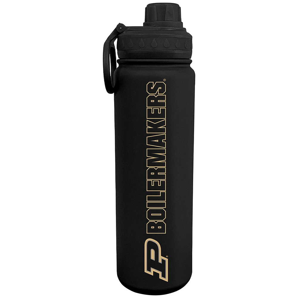 Black Purdue Boilermakers 24oz. Logo Stainless Sport Bottle