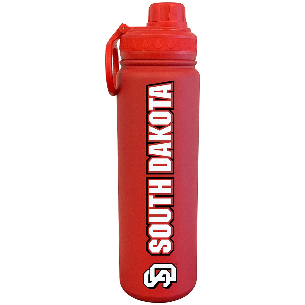 Red South Dakota Coyotes 24oz. Stainless Sport Bottle