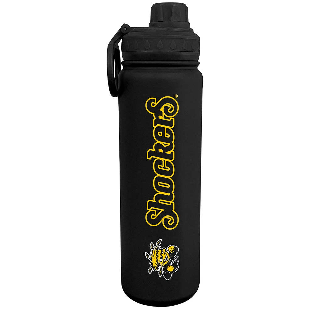 Black Wichita State Shockers 24oz. Stainless Sport Bottle