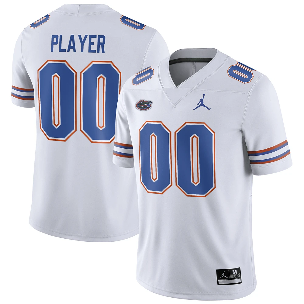 Men's Jordan Brand White Florida Gators Pick-A-Player NIL Replica Football Jersey