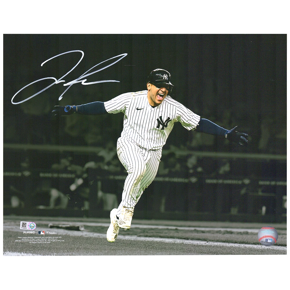 Jose Trevino New York Yankees Autographed 11" x 14" Arms Out Spotlight Photograph
