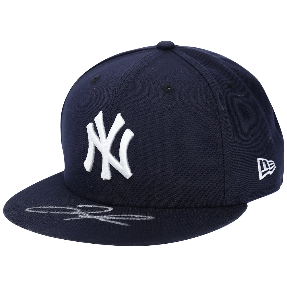 Jose Trevino New York Yankees Autographed New Era Baseball Cap