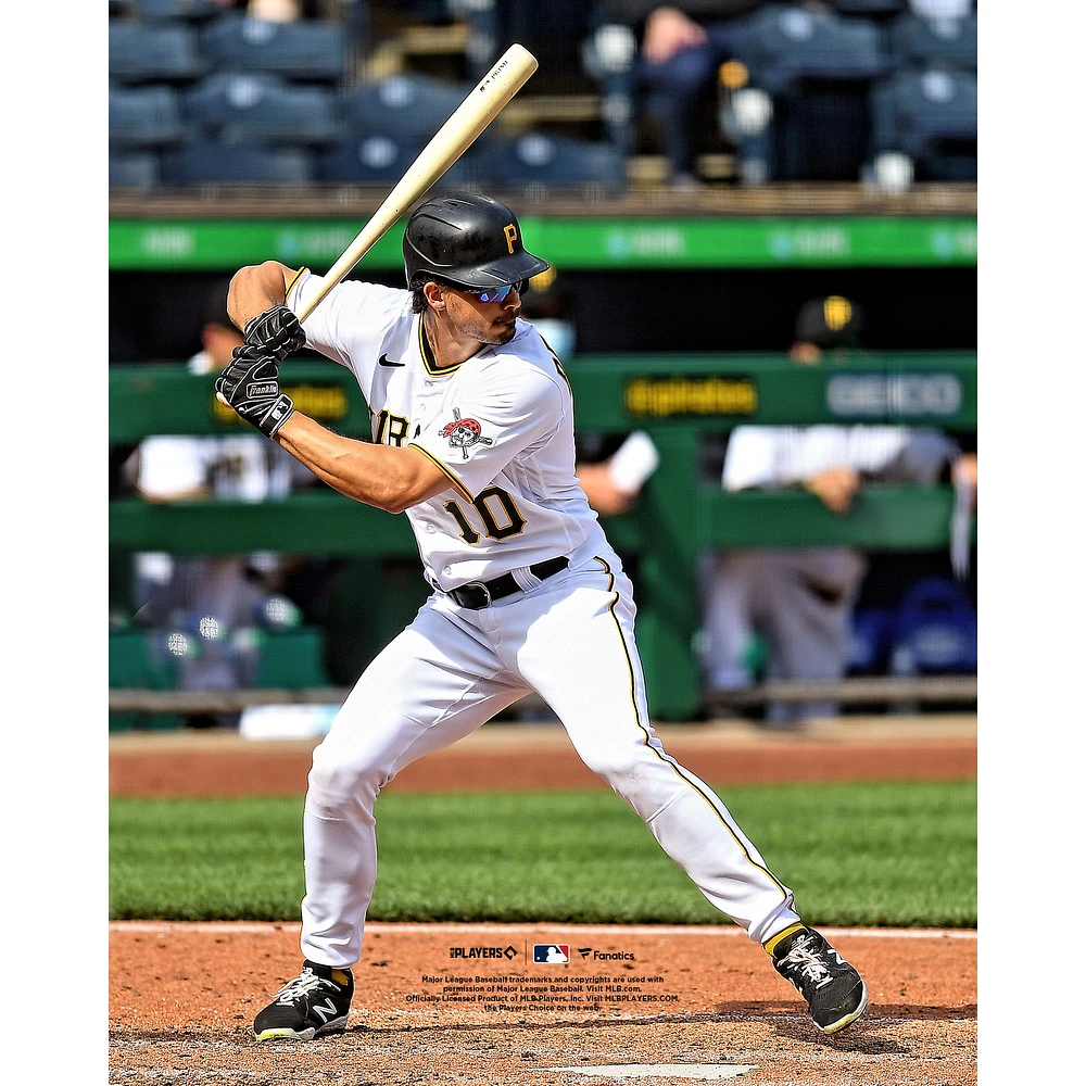 Bryan Reynolds Pittsburgh Pirates Unsigned Prepares to Bat Vertical Photograph