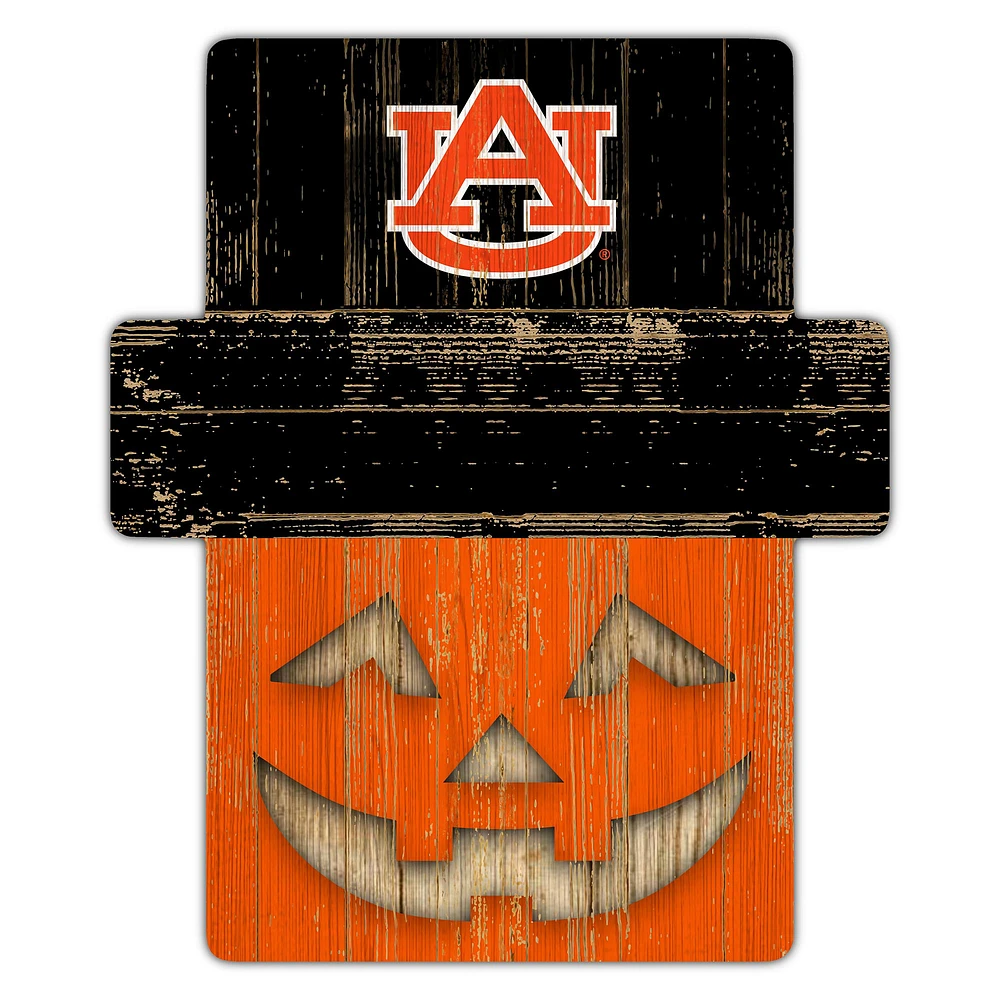 Auburn Tigers 12" x 12" Jack-O-Lantern Display