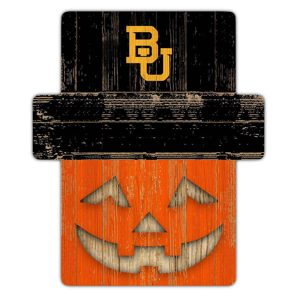 Baylor Bears 12" x 12" Jack-O-Lantern Display