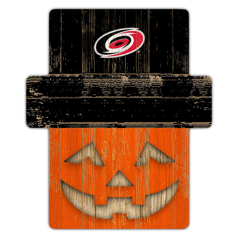 Carolina Hurricanes 12" x 12" Jack-O-Lantern Display