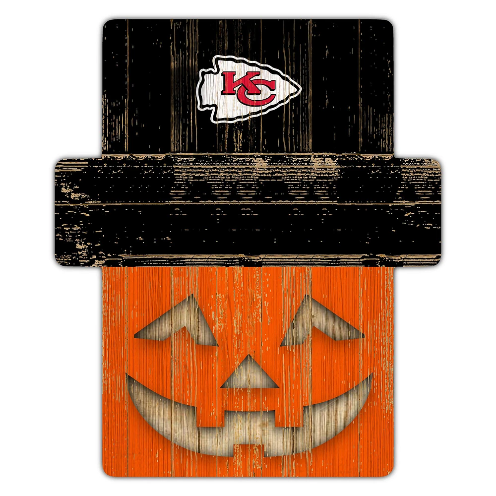 Kansas City Chiefs 12" x 12" Jack-O-Lantern Display