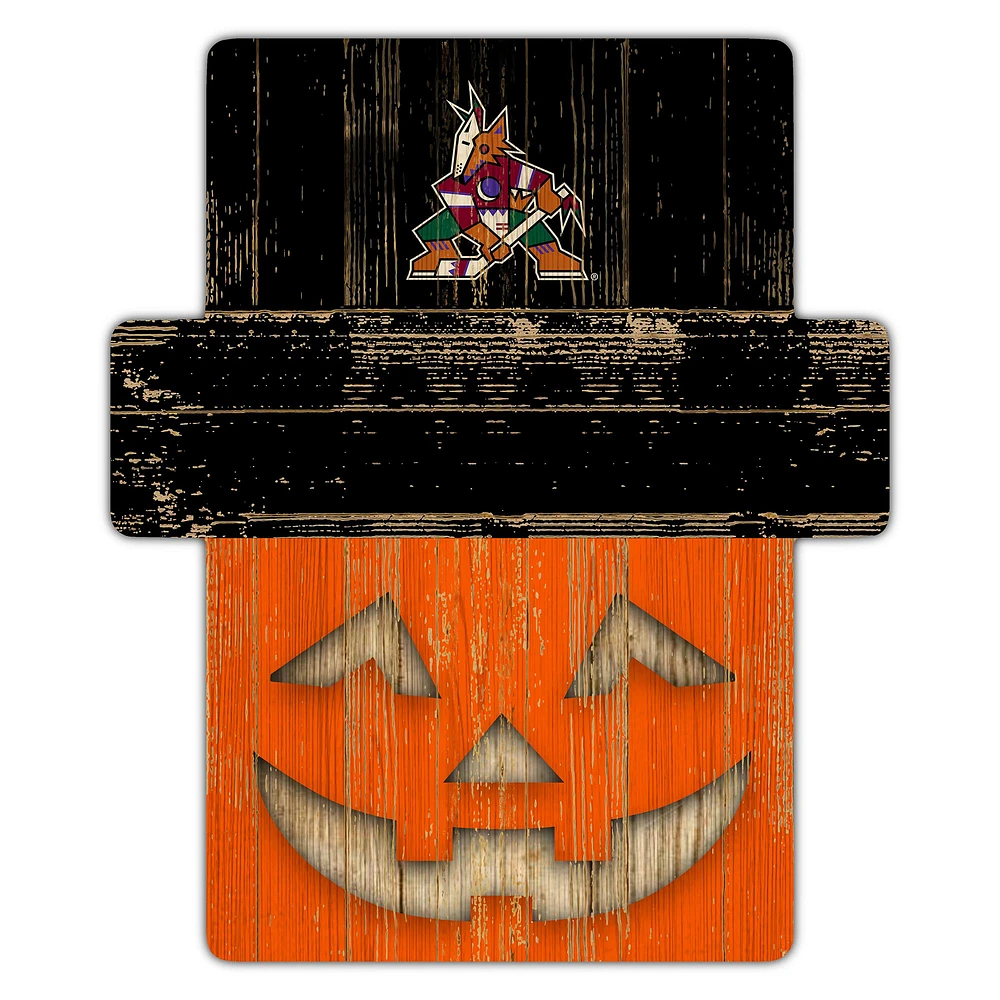 Arizona Coyotes 12" x 12" Jack-O-Lantern Display