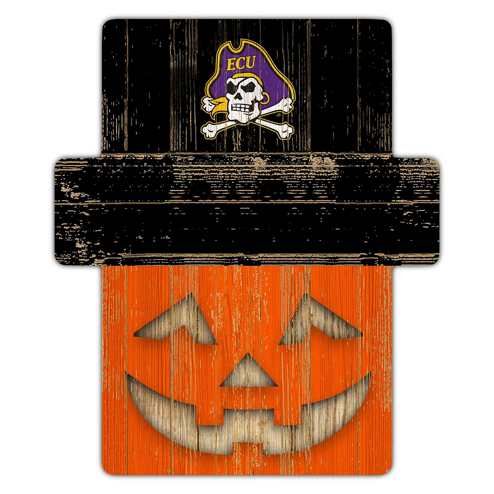 ECU Pirates 12" x 12" Jack-O-Lantern Display