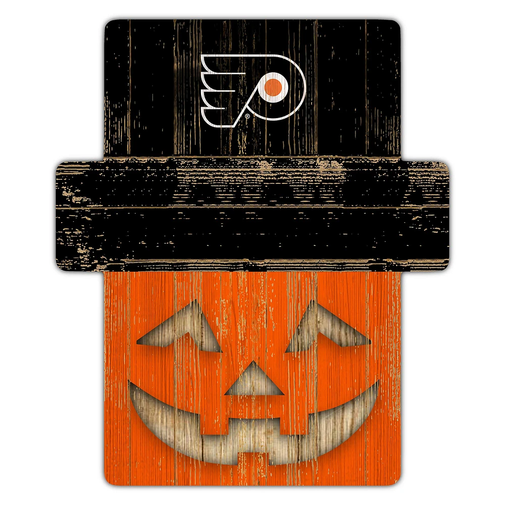 Philadelphia Flyers 12" x 12" Jack-O-Lantern Display