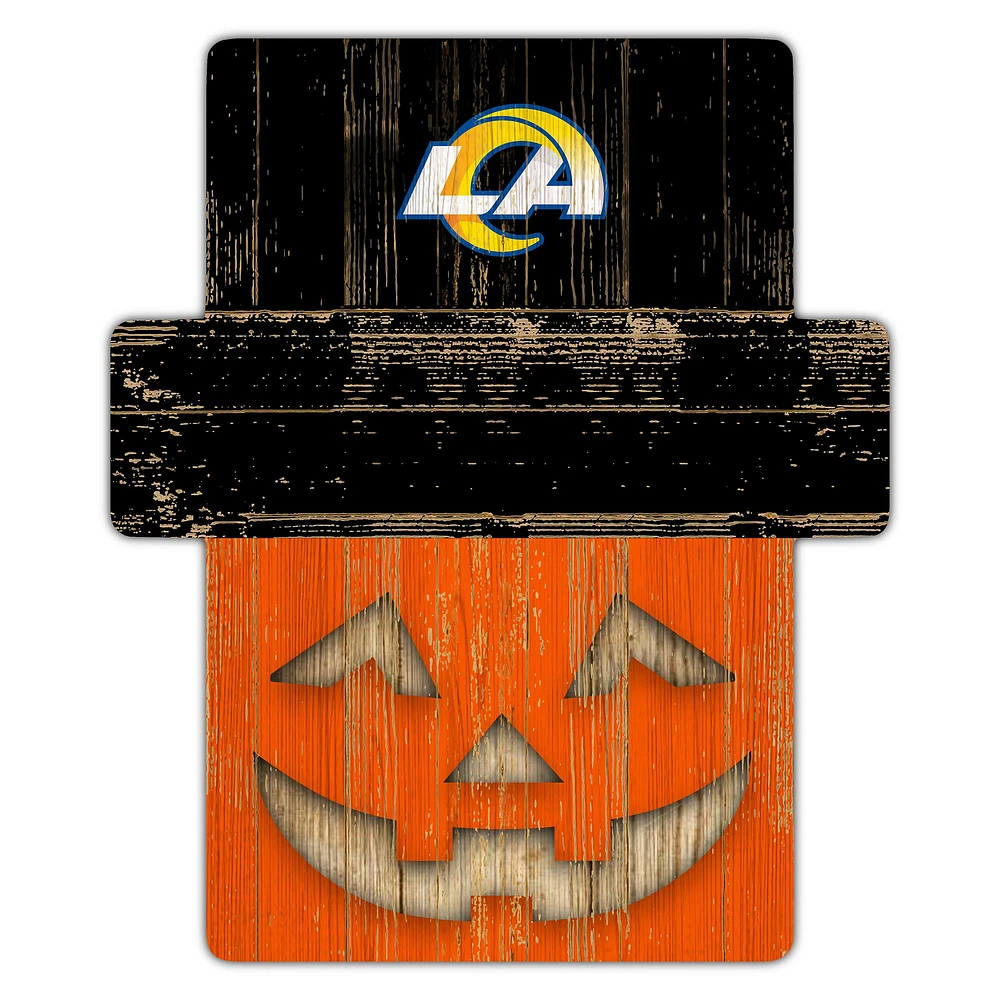 Los Angeles Rams 12" x 12" Jack-O-Lantern Display